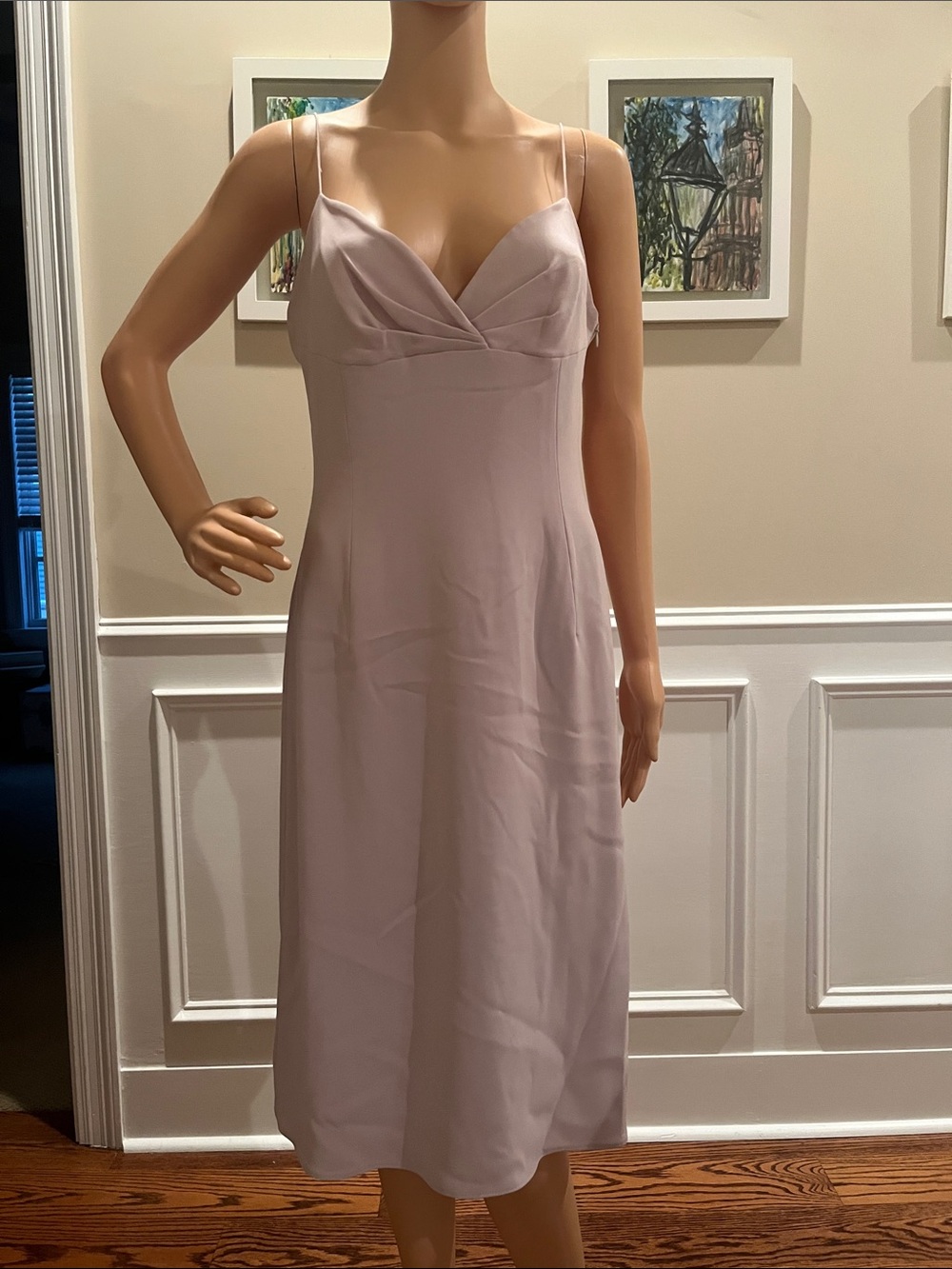 Tahari Dusty Pink Slip Dress
